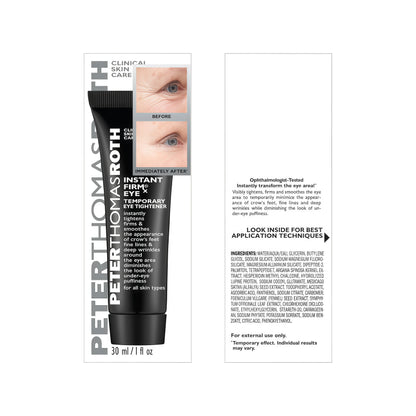 Peter Thomas Roth | Instant FIRMx® Temporary Eye Tightener | Firm and Smooth the Look of Fine Lines, 1 oz